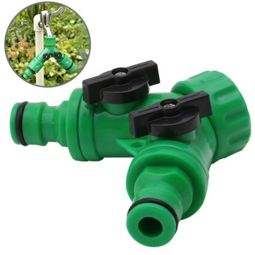 1pc Plastic Y-Piece 2 Ways Water Hose Pipe Tube Connector Joiner Air Water Splitter Green Outdoor Lawn Gardening Tools
1pc Plastic Y-Piece 2 Ways Water Hose Pipe Tube Connector Joiner Air Water Splitter Green Outdoor Lawn Gardening Tools
