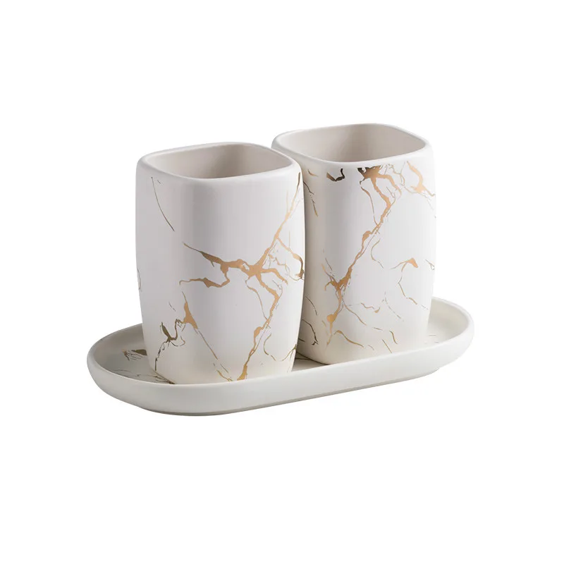 Simple Ceramic Marbling Mouth Cup Couple's Set Toothbrush Cup Wash Cup Tooth Cylinder Pair tazas de ceramica creativas
Simple Ceramic Marbling Mouth Cup Couple's Set Toothbrush Cup Wash Cup Tooth Cylinder Pair tazas de ceramica creativas