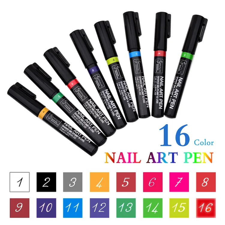 16 Color Nail Art Tools 3D Painted Pens Stained Point Pens Nail Brushes DIY Nail Pens Nail Art For Manicure Decoration 2021 New
16 Color Nail Art Tools 3D Painted Pens Stained Point Pens Nail Brushes DIY Nail Pens Nail Art For Manicure Decoration 2021 New