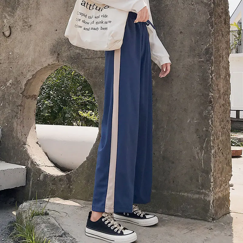 Straight Leg Women's Clothing Spring And Summer Couples Leisure Pure Color Loose College Movement The New Listing Fashion
Straight Leg Women's Clothing Spring And Summer Couples Leisure Pure Color Loose College Movement The New Listing Fashion