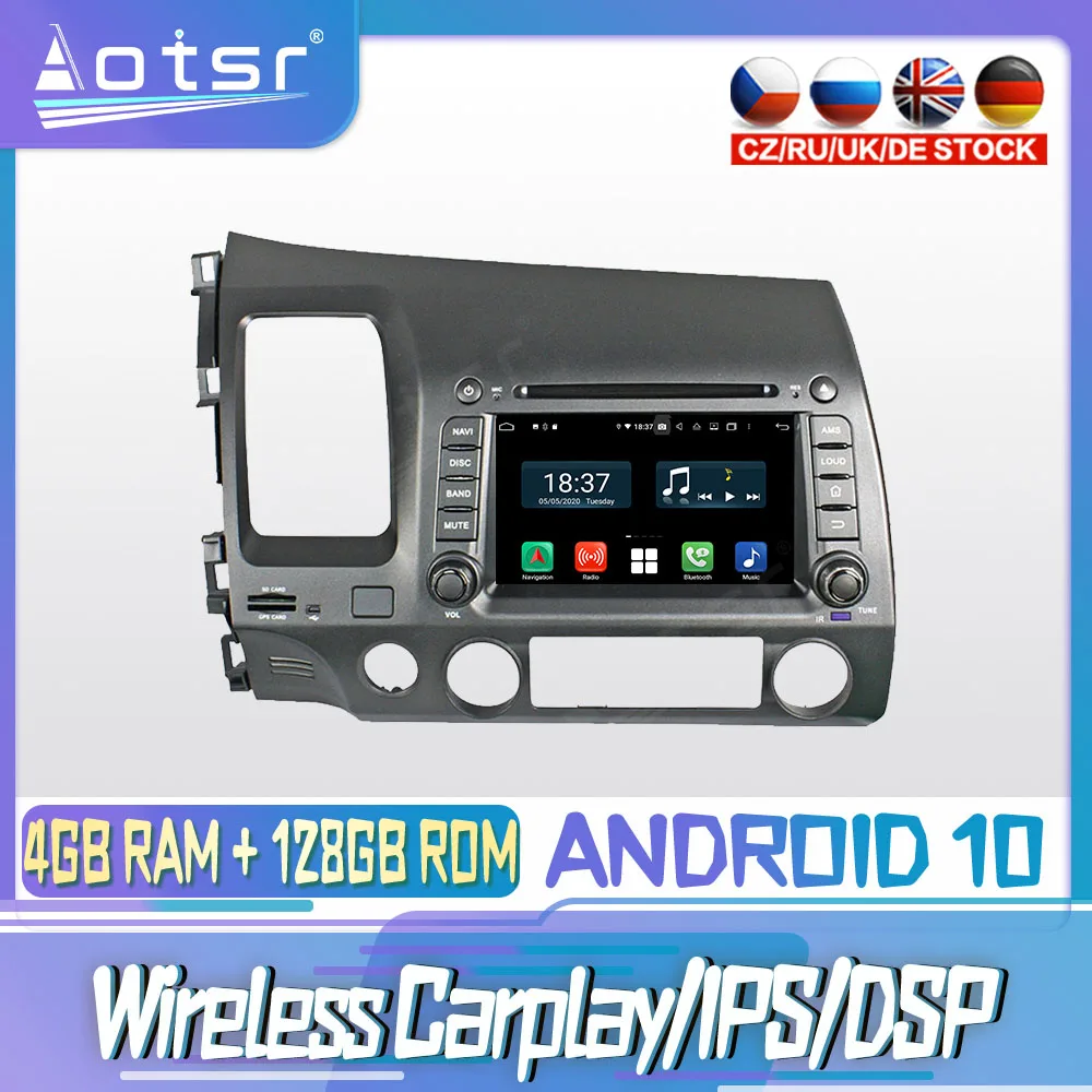 Android 10 PX6 128G For HONDA CIVIC 2006 2010 2011 DVD GPS Navigation Auto Radio Stereo Video Multimedia Player HeadUnit 2din
Android 10 PX6 128G For HONDA CIVIC 2006 2010 2011 DVD GPS Navigation Auto Radio Stereo Video Multimedia Player HeadUnit 2din