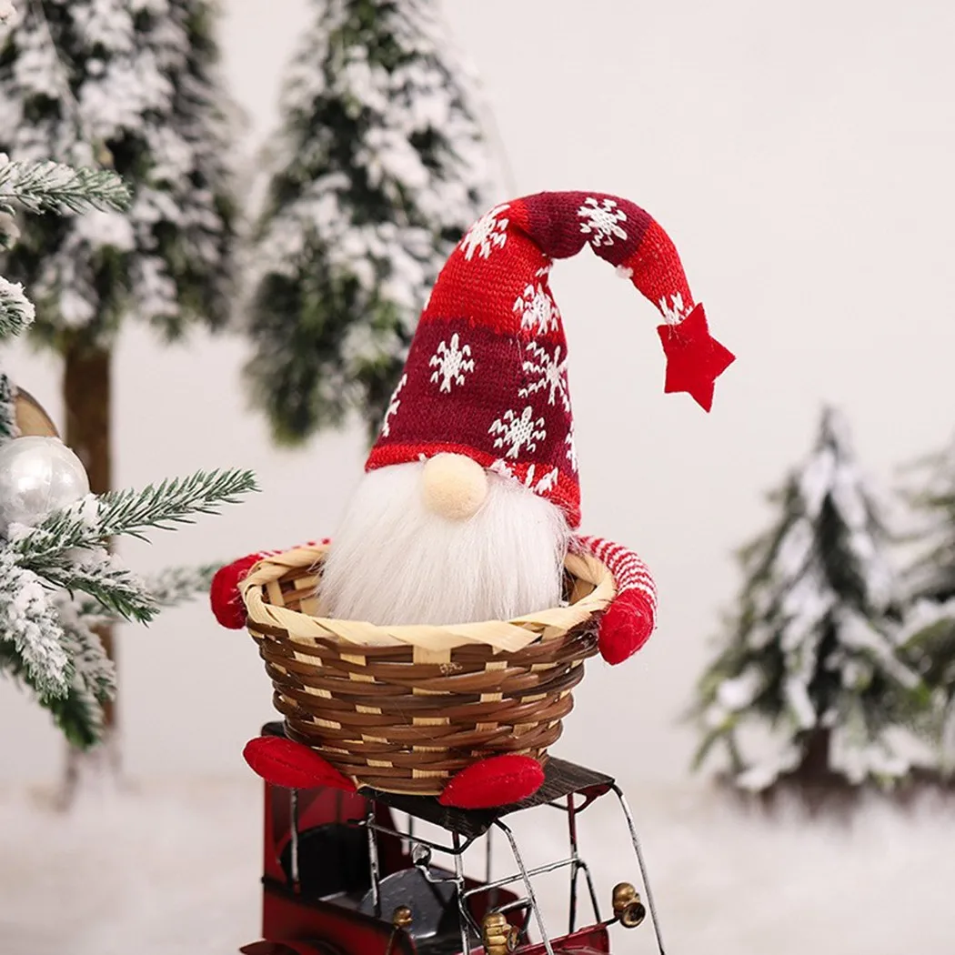 Christmas Candy Basket Faceless Santa Decor Ornament Xmas Basket Gift Storage Basket Home Garden Festive Party Supplies
Christmas Candy Basket Faceless Santa Decor Ornament Xmas Basket Gift Storage Basket Home Garden Festive Party Supplies
