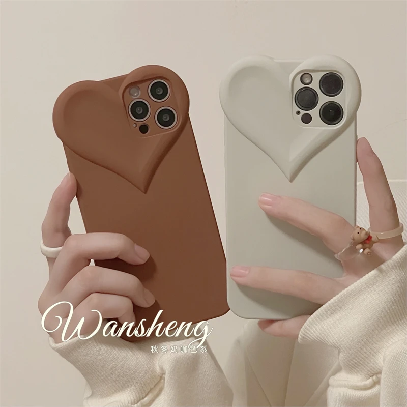 Cartoon Simple Cute Heart Silicone Case For iPhone 13 12 11 Pro Max 7 8 Plus X XR XS Max Fashion Girl Protection Matte Shell
Cartoon Simple Cute Heart Silicone Case For iPhone 13 12 11 Pro Max 7 8 Plus X XR XS Max Fashion Girl Protection Matte Shell