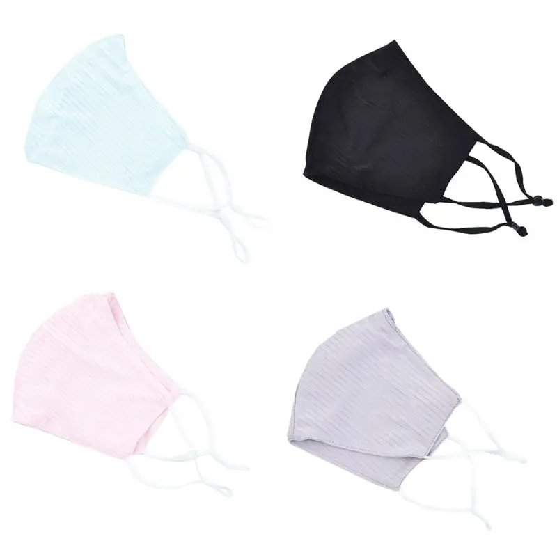 Adult Summer Thin I Silk Mouth Mask Solid Color Striped Breathable Sunscreen Dustproof Washable Protective Mouth Cover
Adult Summer Thin I Silk Mouth Mask Solid Color Striped Breathable Sunscreen Dustproof Washable Protective Mouth Cover