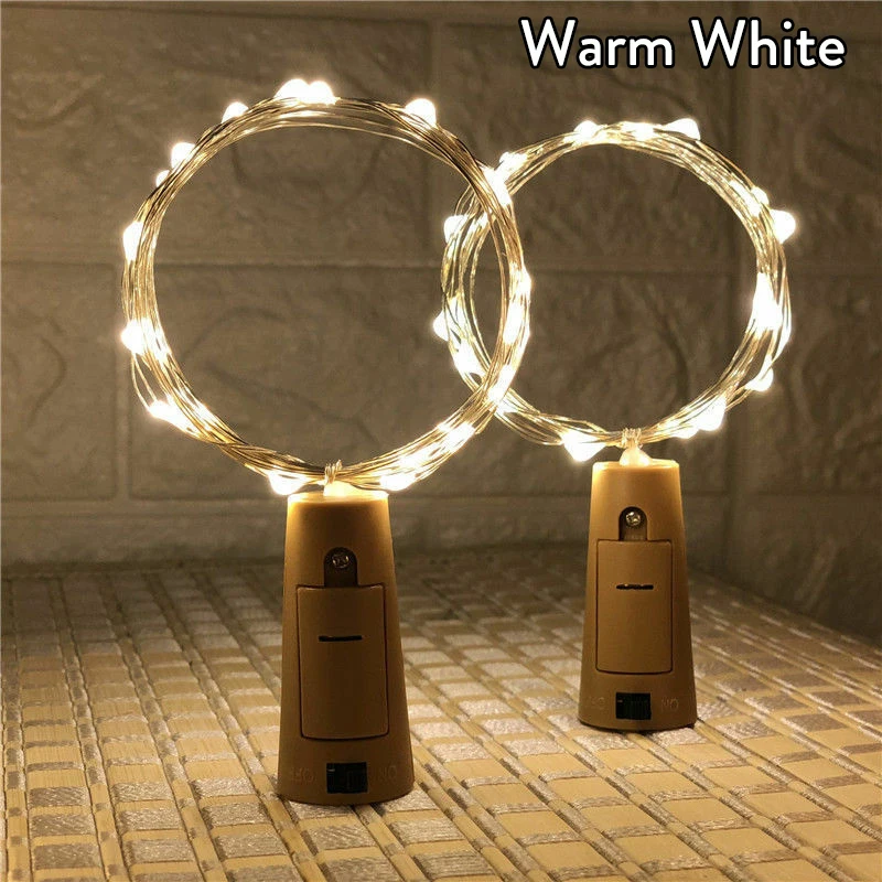 6Pcs/A Lot Warm White 2m 20leds 6.6ft Wine Bottle Cork Shape LED String Fairy Lights With Batteries For Party Decor
6Pcs/A Lot Warm White 2m 20leds 6.6ft Wine Bottle Cork Shape LED String Fairy Lights With Batteries For Party Decor