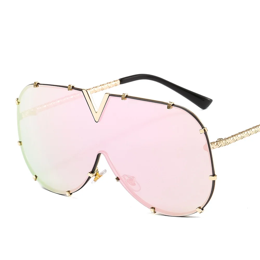 Fashion Rimless Oversized Women Sunglasses Men Brand Designer Mirror Goggle Sun Glasses Female Style Oculos Shades UV400 Unisex
Fashion Rimless Oversized Women Sunglasses Men Brand Designer Mirror Goggle Sun Glasses Female Style Oculos Shades UV400 Unisex
