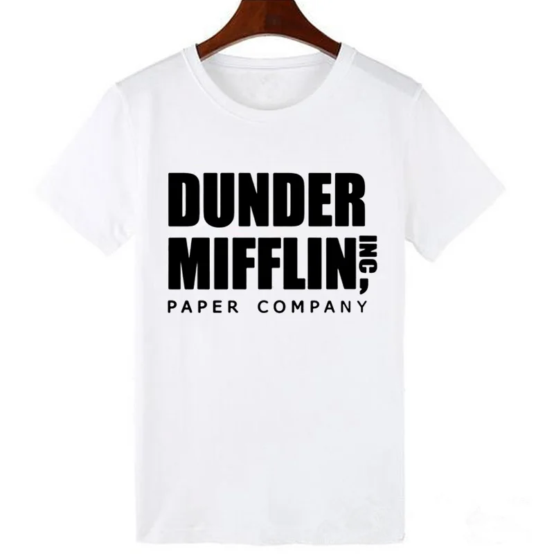 Vsenfo Company T Shirt Men Short Sleeve The Office TV Show Dunder Mifflin Paper T-Shirt Crew Neck Tee Shirts For Men S-XXXL
Vsenfo Company T Shirt Men Short Sleeve The Office TV Show Dunder Mifflin Paper T-Shirt Crew Neck Tee Shirts For Men S-XXXL