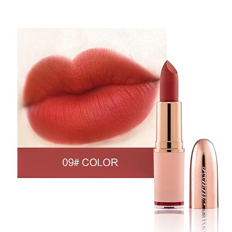 Matte Lipstick Waterproof Long Lasting Nutritious Easy To Color Non Fade Non Stick Cup Smooth High Quality Cosmetics
Matte Lipstick Waterproof Long Lasting Nutritious Easy To Color Non Fade Non Stick Cup Smooth High Quality Cosmetics