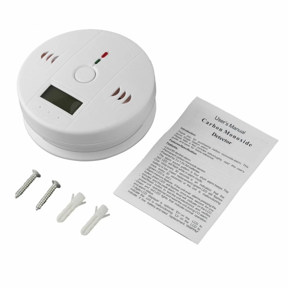 Sensitive Home CO2 Sensor Detector Wireless CO Carbon Monoxide Poisoning Smoke Gas Sensor Warning Alarm Detector LCD Indicator
Sensitive Home CO2 Sensor Detector Wireless CO Carbon Monoxide Poisoning Smoke Gas Sensor Warning Alarm Detector LCD Indicator