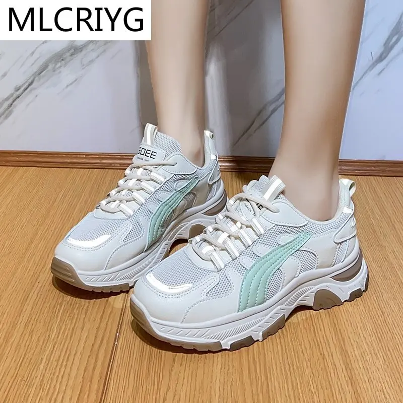 2021 Spring Autumn New Fashion Woman Mesh Breathable Sneaker Lace-up Mixed Color Woman Casual Vulcanized Shoes Walking Comfort
2021 Spring Autumn New Fashion Woman Mesh Breathable Sneaker Lace-up Mixed Color Woman Casual Vulcanized Shoes Walking Comfort