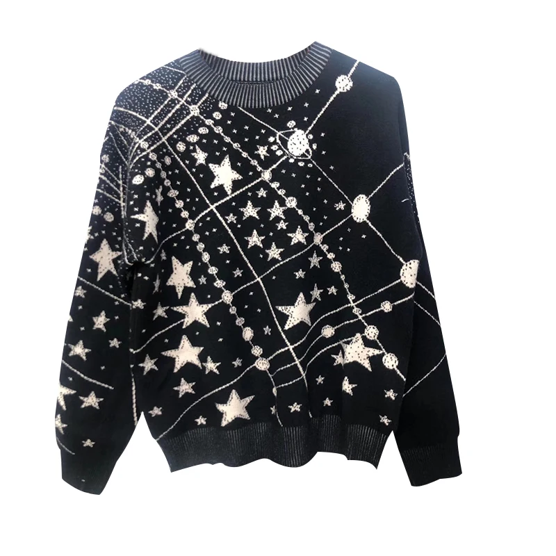 2020 Celebrity Black Blingbling Pullover for Woman Sweater Autumn Winter Fashion Designer Luxury
2020 Celebrity Black Blingbling Pullover for Woman Sweater Autumn Winter Fashion Designer Luxury