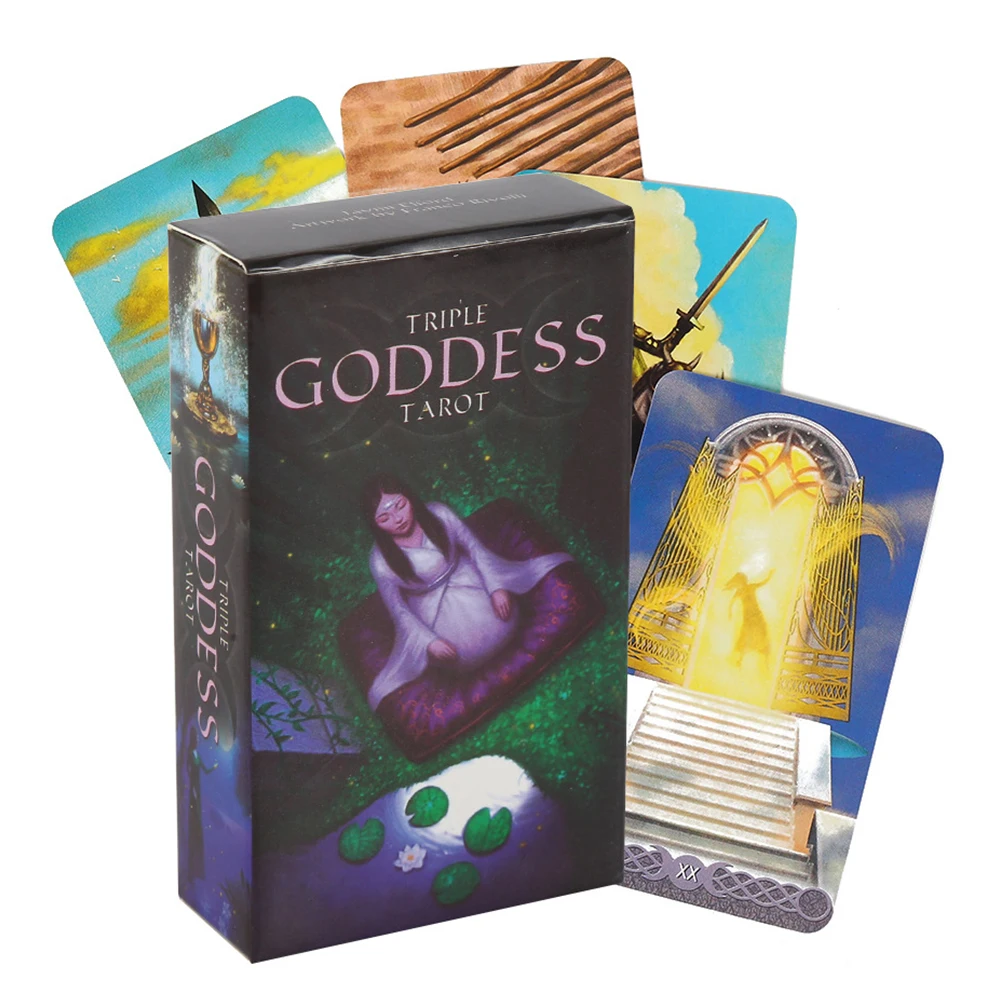 Triple Goddess Tarot Board Game Toys Oracle Rider Waite Party Divination Prophet Prophecy Card Poker Board Gift Checkerboard
Triple Goddess Tarot Board Game Toys Oracle Rider Waite Party Divination Prophet Prophecy Card Poker Board Gift Checkerboard