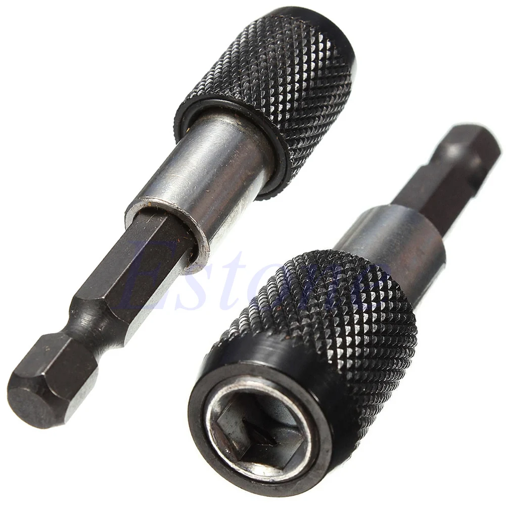 1/4\" 60mm Hex Shank Quick Release Drill Screw Magnetic Screwdriver Bit Holder
1/4\" 60mm Hex Shank Quick Release Drill Screw Magnetic Screwdriver Bit Holder