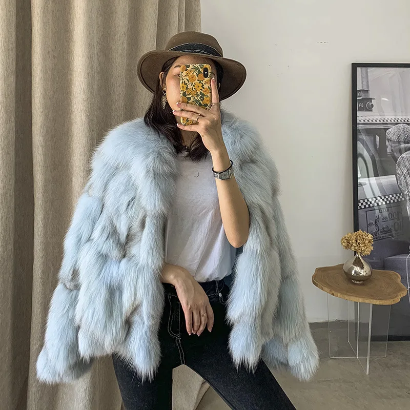 Winter High End Fox Fur Grass Coat Women Full Sleeves Thick Warm Oversize Jacket Youth 2020 New Solid Office Lady Loose Real Fur
Winter High End Fox Fur Grass Coat Women Full Sleeves Thick Warm Oversize Jacket Youth 2020 New Solid Office Lady Loose Real Fur