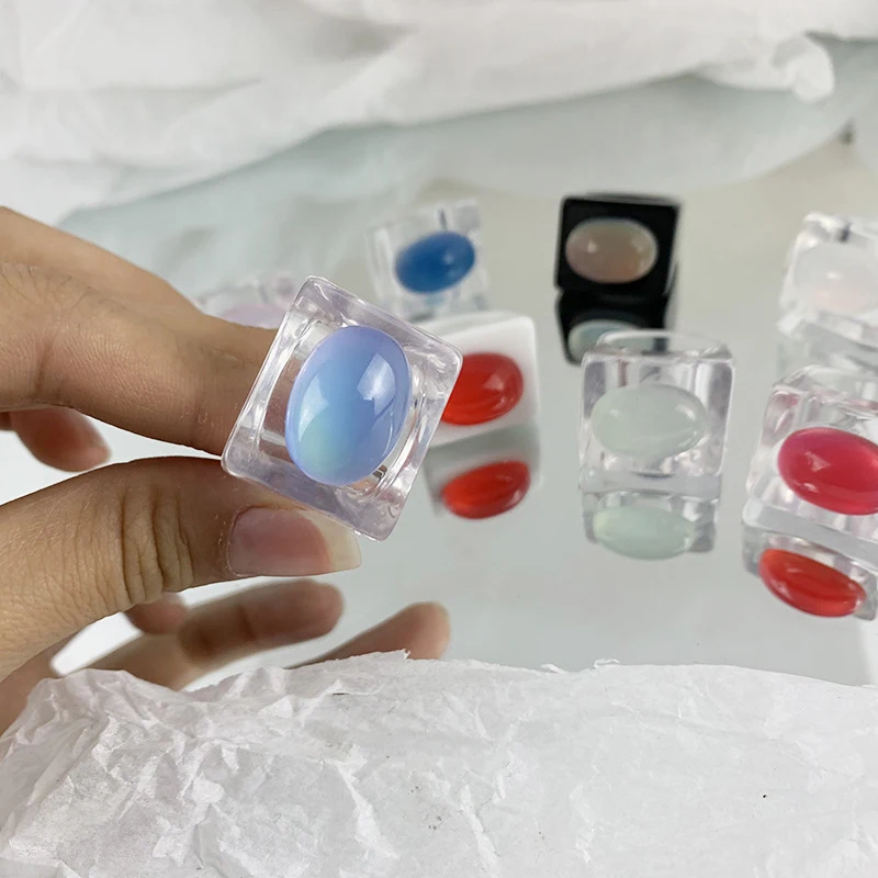 Korea Fashion Vintage Simple Aesthetic Colorful Acrylic Thick Round Rings For Women Girls Jewelry Accessories Gift Creative Ring
Korea Fashion Vintage Simple Aesthetic Colorful Acrylic Thick Round Rings For Women Girls Jewelry Accessories Gift Creative Ring