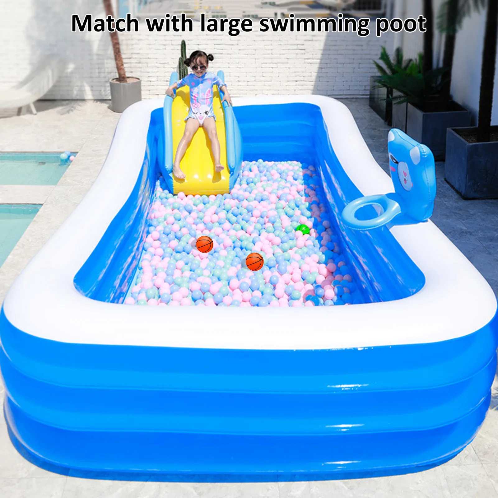 Children Playing Inflatable Beach Floating Basketball Water Sports Mini Basketball Toy Fun Outdoor Children Swimming Pool Toys
Children Playing Inflatable Beach Floating Basketball Water Sports Mini Basketball Toy Fun Outdoor Children Swimming Pool Toys