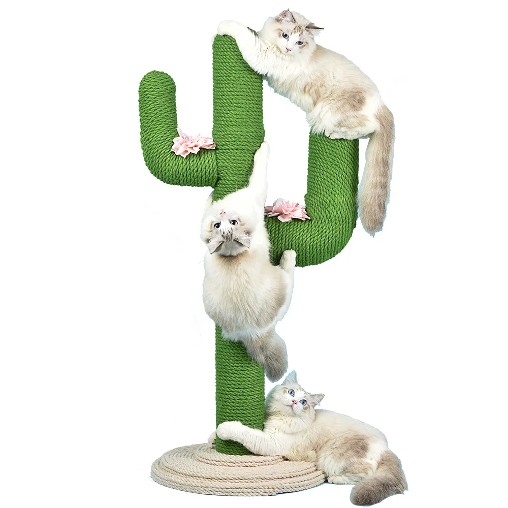 Cactus cat climbing frame cat climbing column sisal cat claw board Large solid wood cat platform pet supplies cat tree
Cactus cat climbing frame cat climbing column sisal cat claw board Large solid wood cat platform pet supplies cat tree