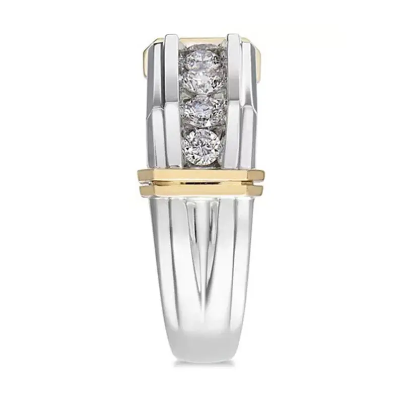 2021 Luxury Crystal Rings for Men Wedding Jewelry Accessories Fashion Two-tone Gold Plated Geometric Men's Ring Engagement Gifts
2021 Luxury Crystal Rings for Men Wedding Jewelry Accessories Fashion Two-tone Gold Plated Geometric Men's Ring Engagement Gifts