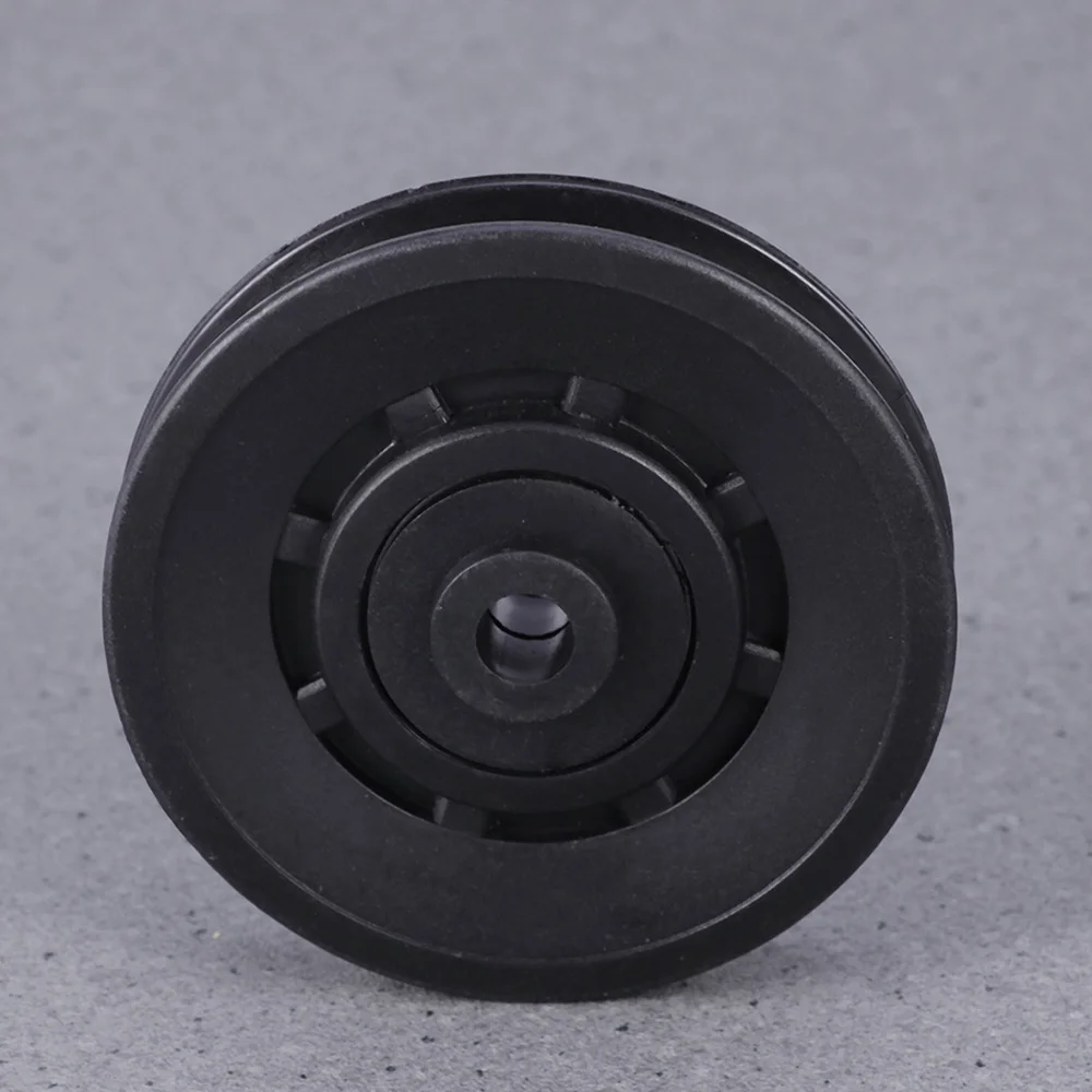 4pcs Diameter 90mm Universal Wearproof Abration Bearing Pulley Wheel for Gym Equipment (Black)
4pcs Diameter 90mm Universal Wearproof Abration Bearing Pulley Wheel for Gym Equipment (Black)