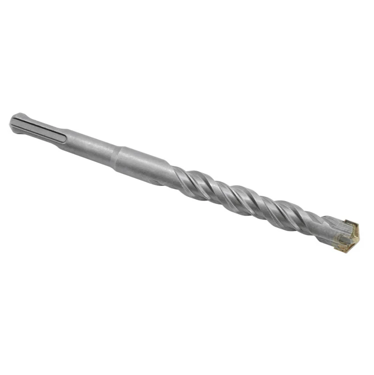 Round shank cross electric hammer drill bit, cemented carbide two-pit two-slot impact drill bit, wall-opening concrete
Round shank cross electric hammer drill bit, cemented carbide two-pit two-slot impact drill bit, wall-opening concrete