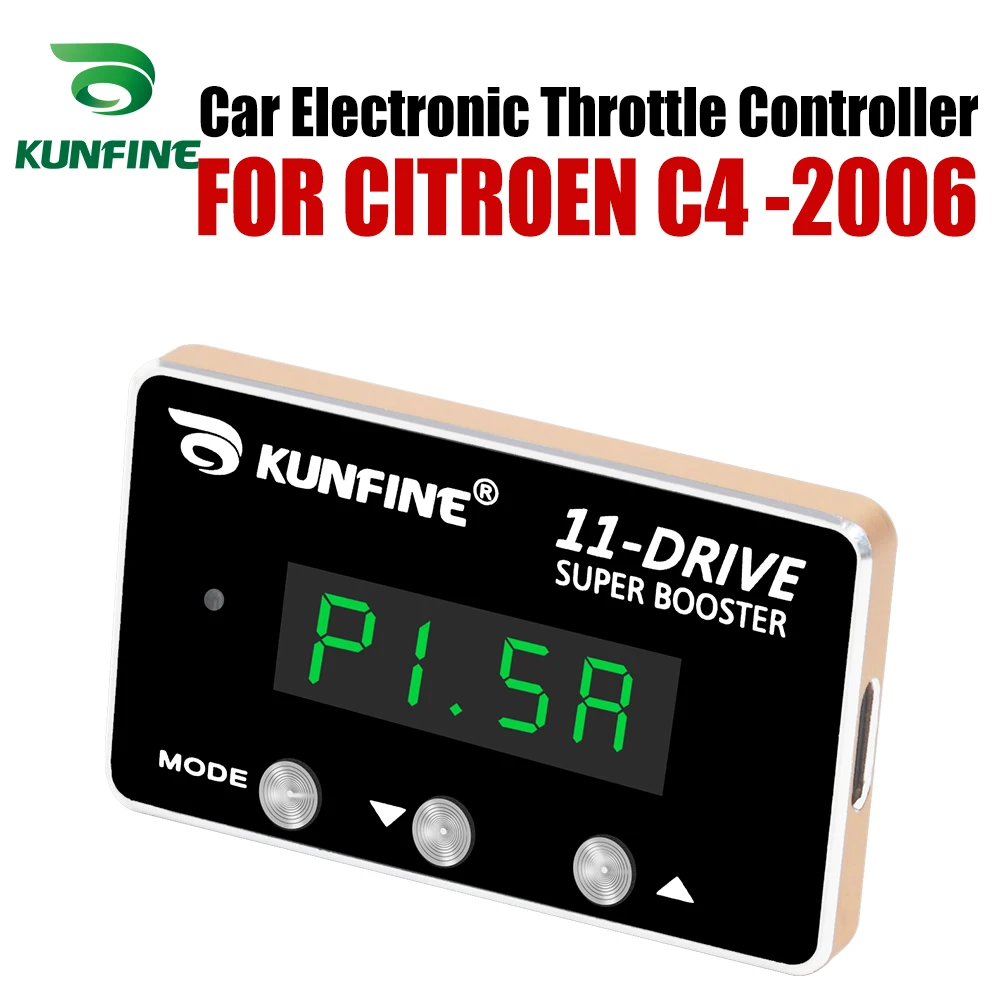 KUNFINE Car Electronic Throttle Controller Racing Accelerator Potent Booster For CITROEN C4 -2006 Before Tuning Parts
KUNFINE Car Electronic Throttle Controller Racing Accelerator Potent Booster For CITROEN C4 -2006 Before Tuning Parts