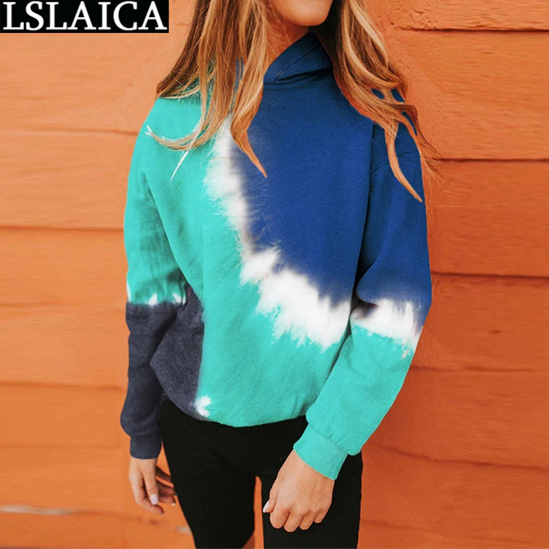 Oversized Sweatshirt Women Long Sleeve Tie Dye Casual Knitted Hoodie Aesthetic Streetwear Fashion Sport Autumn Women Clothing
Oversized Sweatshirt Women Long Sleeve Tie Dye Casual Knitted Hoodie Aesthetic Streetwear Fashion Sport Autumn Women Clothing