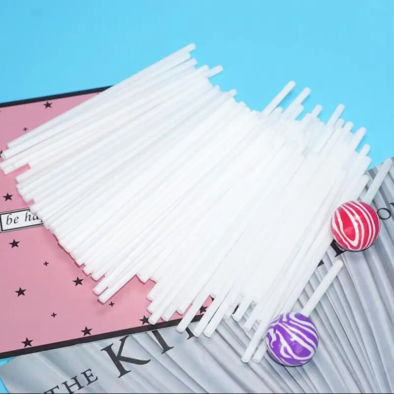100PCS Plastic Eco-Friendly Lollipop Sticks Cake Pop Sticks Chocolate Sugar DIY Maker Tool Candy Making Mould White Baking Tools 
100PCS Plastic Eco-Friendly Lollipop Sticks Cake Pop Sticks Chocolate Sugar DIY Maker Tool Candy Making Mould White Baking Tools