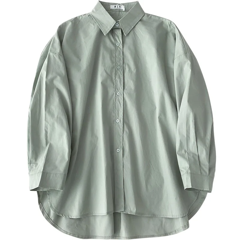 Yeeloca Versatile Folding Shirt Summer Women's New 2021 Lapel Long Sleeve Casual Blousers Korean Single Breasted Trend Top
Yeeloca Versatile Folding Shirt Summer Women's New 2021 Lapel Long Sleeve Casual Blousers Korean Single Breasted Trend Top