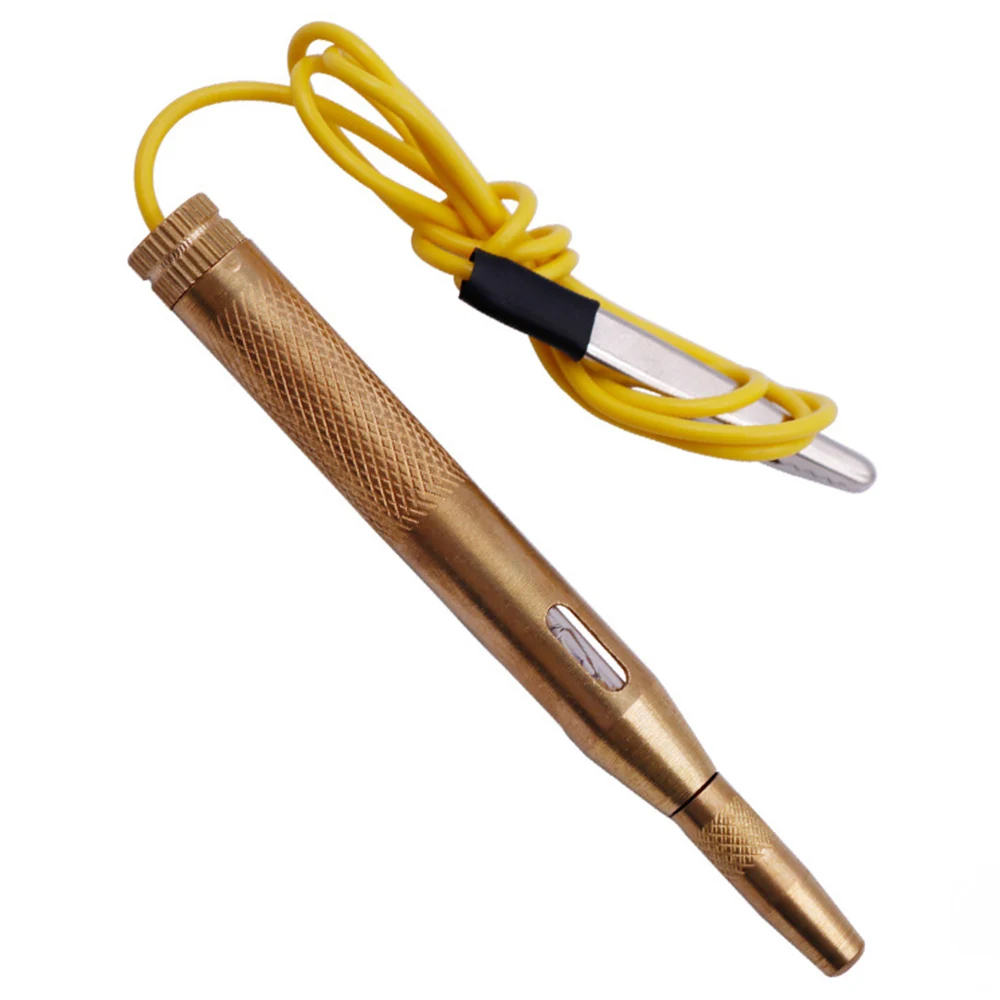 Car Electrical Tester DC 6V 12V 24V Copper Auto Circuit Tester Vehicle Lamp Voltage Test Pen Detector Probe Car Repair Tool
Car Electrical Tester DC 6V 12V 24V Copper Auto Circuit Tester Vehicle Lamp Voltage Test Pen Detector Probe Car Repair Tool