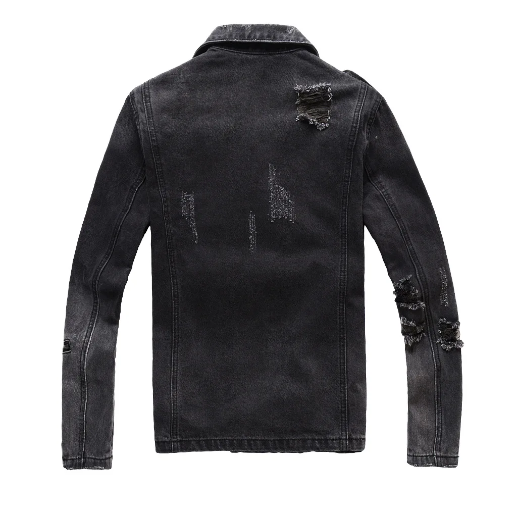 ABOORUN 2021 Men's Fashion Zippers Ripped Denim Jackets Streetwear Motorcycle Biker Jean Coat for Male
ABOORUN 2021 Men's Fashion Zippers Ripped Denim Jackets Streetwear Motorcycle Biker Jean Coat for Male