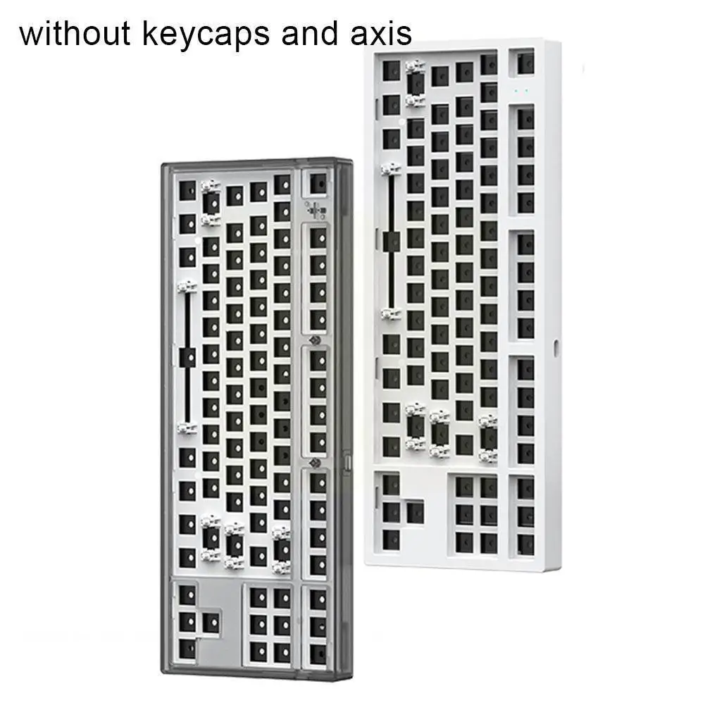 

Mk870 Diy 87 клавиш механическая клавиатура комплект 80% клавиатура режим раскладка Одиночная клавиатура Wk без проводной клавиатуры Rgb K5h3