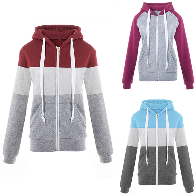 Casual Zip Up Contrast Color Block Drawstring Hoodie Raglan Sleeve Sweatshirt Street Polerones 2021 Plus Size 3xl Hoodie Pocket
Casual Zip Up Contrast Color Block Drawstring Hoodie Raglan Sleeve Sweatshirt Street Polerones 2021 Plus Size 3xl Hoodie Pocket