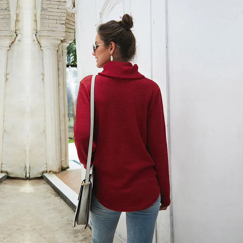 2020 New Autumn Winter Turtleneck Knitted Sweater Women Office Lady Thick Pullovers Full Sleeve Solid Sweater
2020 New Autumn Winter Turtleneck Knitted Sweater Women Office Lady Thick Pullovers Full Sleeve Solid Sweater