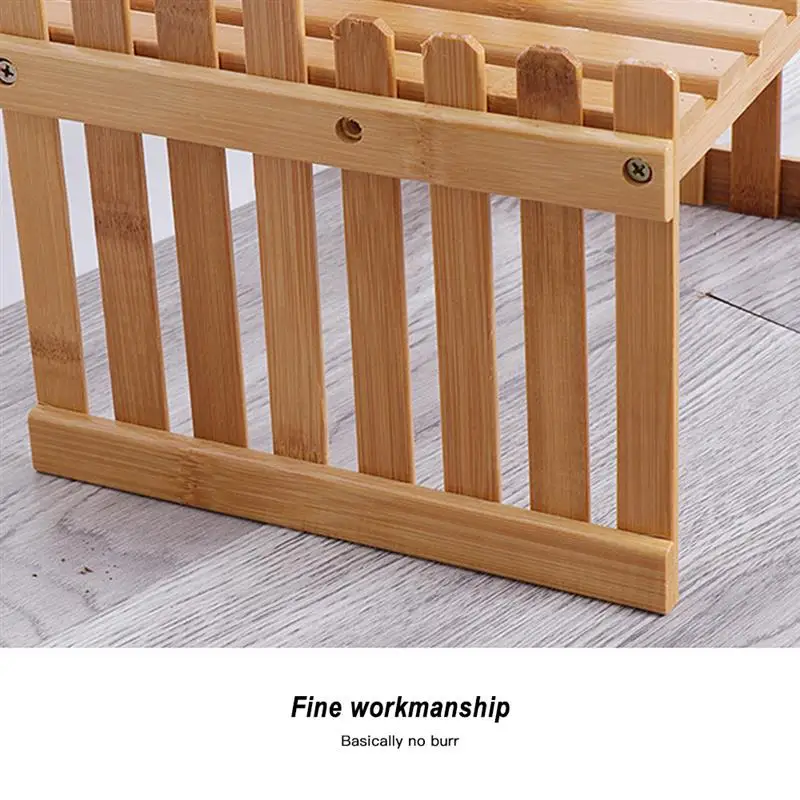 2 Layers Bamboo Storage Rack Kitchen Spice Jar Bottle Seasoning Rack Decoration Organizer Desktop Shelf Flowerpot Holder Home
2 Layers Bamboo Storage Rack Kitchen Spice Jar Bottle Seasoning Rack Decoration Organizer Desktop Shelf Flowerpot Holder Home
