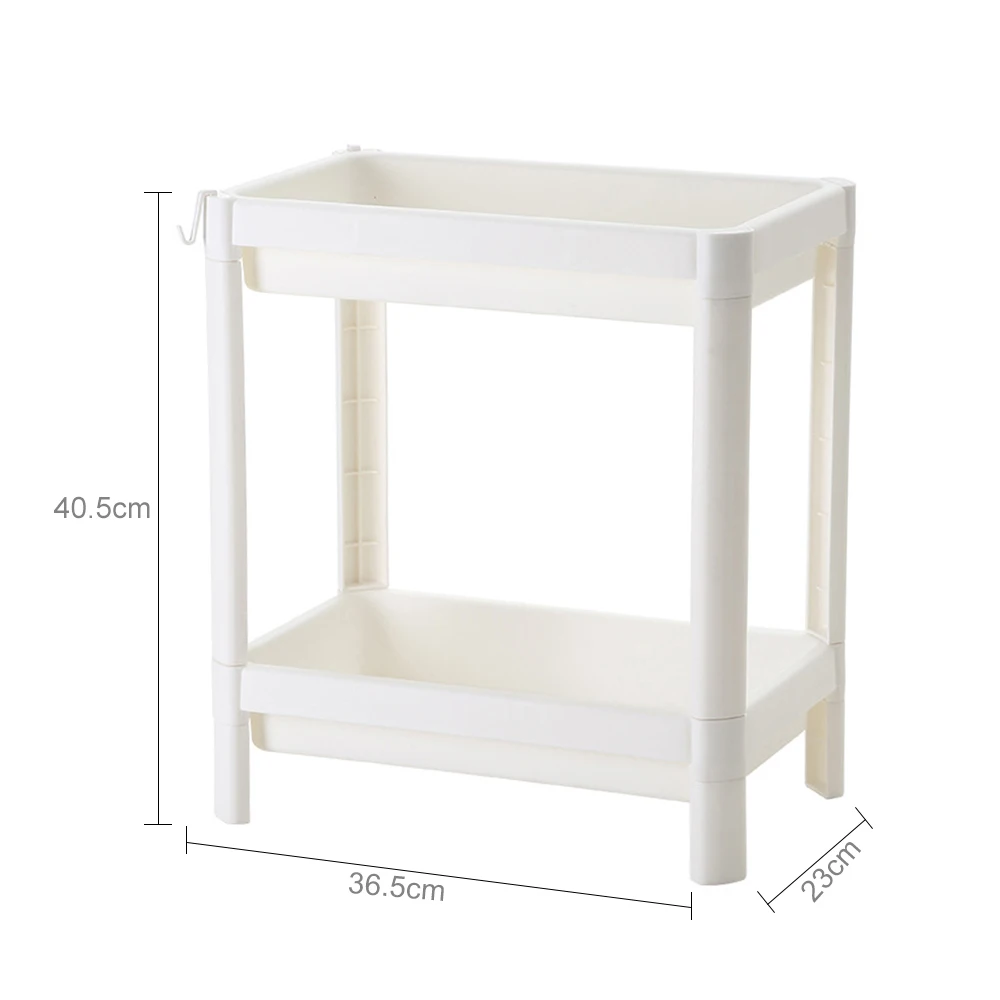 New Bathroom Storage Rack 2-Tier Hollow Frame Plastic Storage Rack Organizer Kitchen Living Room Shelves Mesh Shelves with Hooks
New Bathroom Storage Rack 2-Tier Hollow Frame Plastic Storage Rack Organizer Kitchen Living Room Shelves Mesh Shelves with Hooks