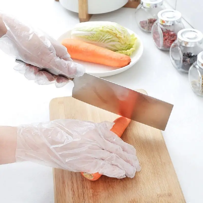 Перчатки одноразовые латексные для приготовления пищи 100 шт. | Дом и сад