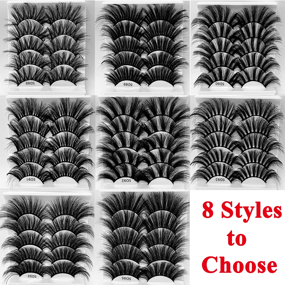 Mink Eyelashes Makeup 5D Mink Lashes Thick Cross Volume Fluffy Cruelty free Eye Lashes Dramatic False Eyelashes Eyelash 5 Pairs
Mink Eyelashes Makeup 5D Mink Lashes Thick Cross Volume Fluffy Cruelty free Eye Lashes Dramatic False Eyelashes Eyelash 5 Pairs