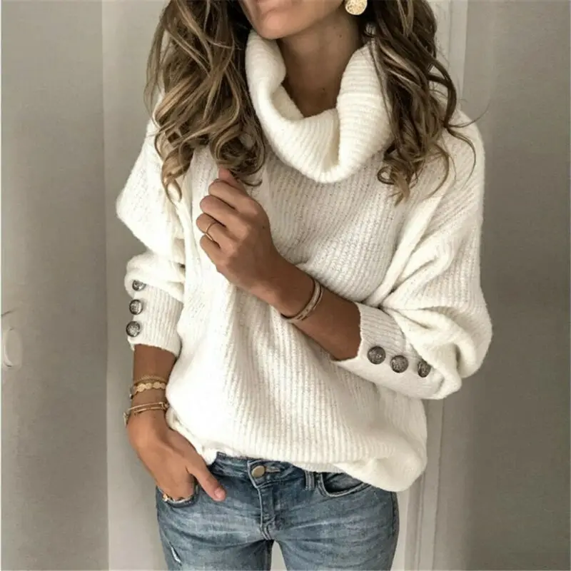 2020 Early Autumn Winter Women Turtleneck Sweater Harajuku Style Knitted Elegant OL Jumper Knitwear Outwear Tops Plus Size
2020 Early Autumn Winter Women Turtleneck Sweater Harajuku Style Knitted Elegant OL Jumper Knitwear Outwear Tops Plus Size