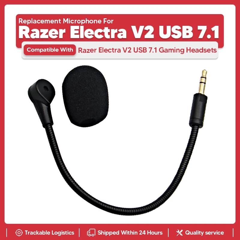 Сменные наушники с микрофоном Aux 3 5 мм TRS для Razer Electra V2 USB 7 1 игровая гарнитура