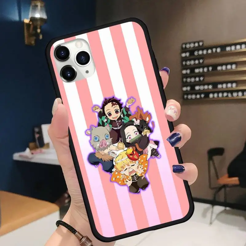 Demon Slayer Kimetsu No Yaiba Cute Phone Case for iPhone 11 12 pro XS MAX 8 7 6 6S Plus X 5S SE 2020 XR mini Funda 
Demon Slayer Kimetsu No Yaiba Cute Phone Case for iPhone 11 12 pro XS MAX 8 7 6 6S Plus X 5S SE 2020 XR mini Funda