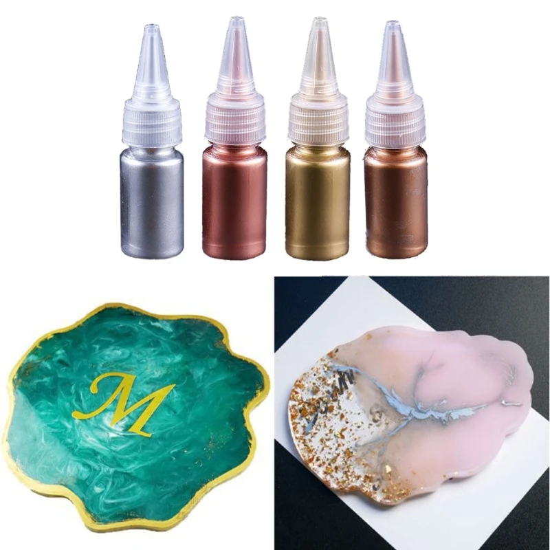 4 Colors Epoxy Resin Colorant Glitter Marble Metallic Pigment Resin Jewelry DIY 83XF
4 Colors Epoxy Resin Colorant Glitter Marble Metallic Pigment Resin Jewelry DIY 83XF