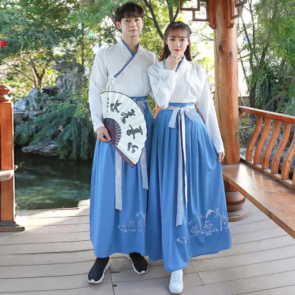 2020 Embroidery Hanfu Classical Dance Costume For Men Women Folk Festival Outfit Rave Performance Clothes Stage Fairy Dress
2020 Embroidery Hanfu Classical Dance Costume For Men Women Folk Festival Outfit Rave Performance Clothes Stage Fairy Dress