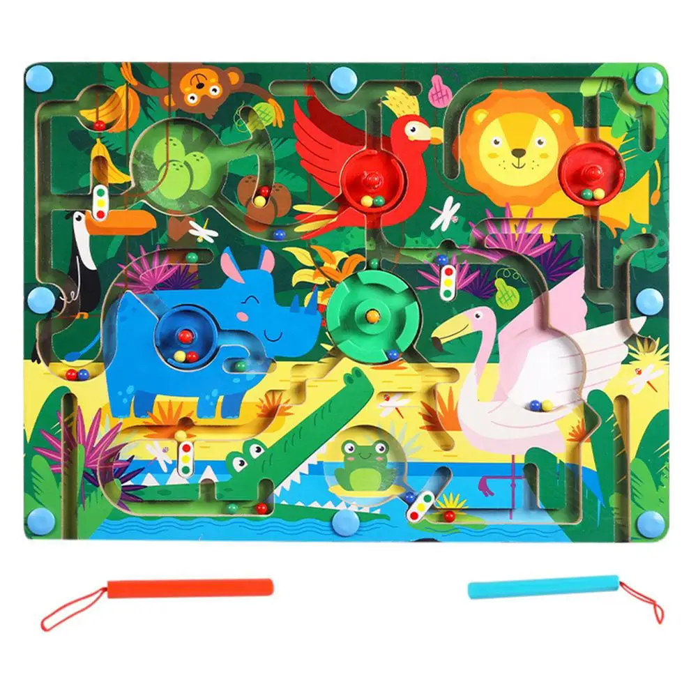 Magnetic Maze Toy Traffic Magnetic Maze Ball Educational Toys Maze Ball Educational Toy Parent-child Interactive Game
Magnetic Maze Toy Traffic Magnetic Maze Ball Educational Toys Maze Ball Educational Toy Parent-child Interactive Game