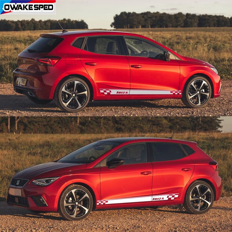 2pcs Racing Lattice Sport Stripes Sticker For Seat Ibiza FR TGI ST Cupra Auto Body Film Car Door Side Skirt Decor Vinyl Decals
2pcs Racing Lattice Sport Stripes Sticker For Seat Ibiza FR TGI ST Cupra Auto Body Film Car Door Side Skirt Decor Vinyl Decals