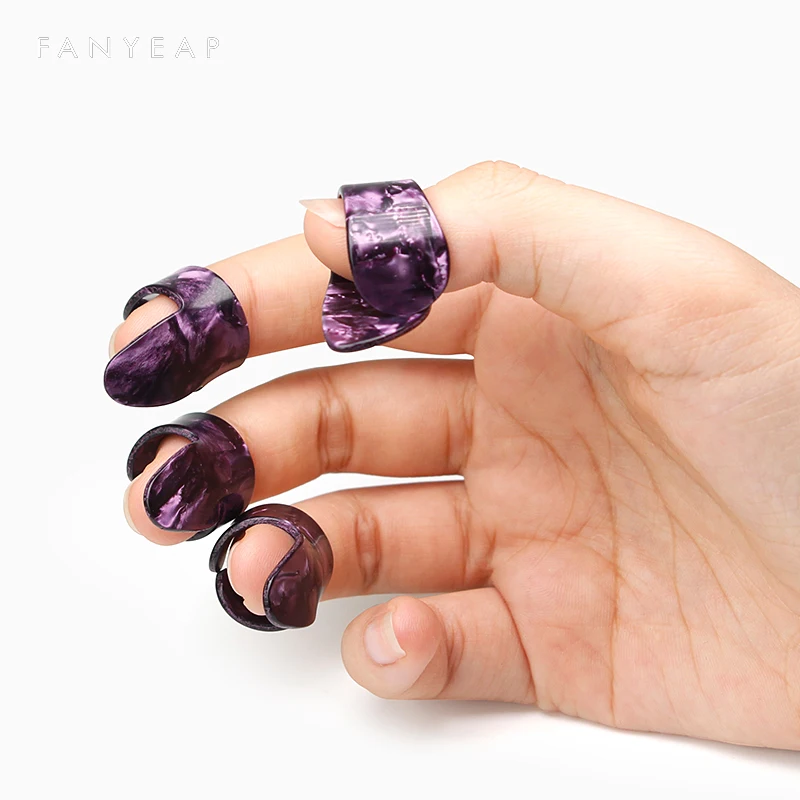 Wearable Celluloid Silica Gel Guitar Fingertip Protectors Finger Stall For Ukulele Guitar Violin 
Wearable Celluloid Silica Gel Guitar Fingertip Protectors Finger Stall For Ukulele Guitar Violin