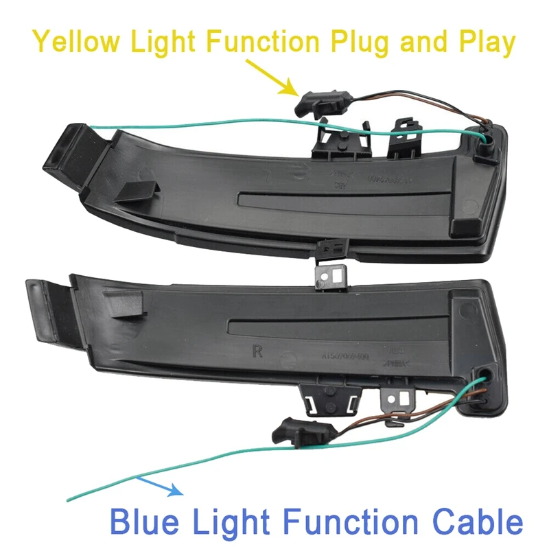 Blue&Amber Dynamic LED Turn Signal Light Rearview Mirror Light Indicator Blinker for Mercedes-Benz W221 W212 W204 W246
Blue&Amber Dynamic LED Turn Signal Light Rearview Mirror Light Indicator Blinker for Mercedes-Benz W221 W212 W204 W246