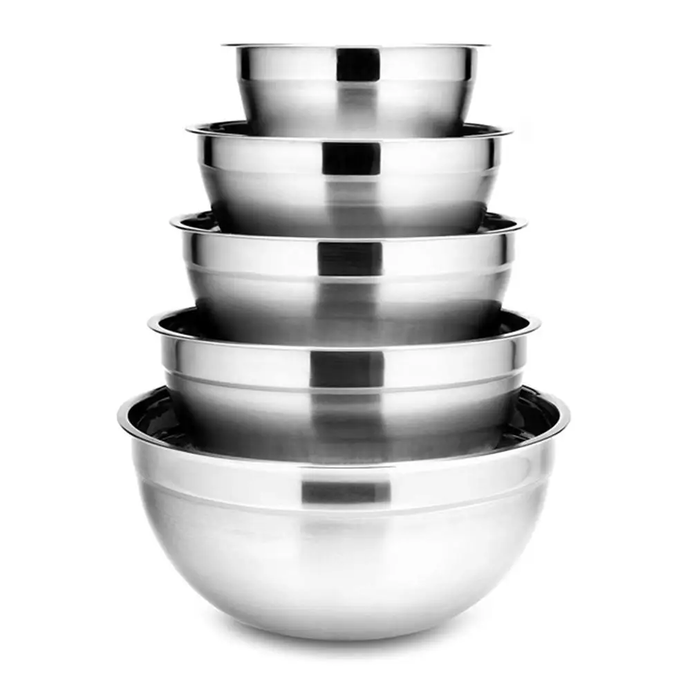 1PCS Steel Mixing Bowls Non Slip Nesting Whisking Bowls Set Mixing Bowls For Salad Cooking Baking
1PCS Steel Mixing Bowls Non Slip Nesting Whisking Bowls Set Mixing Bowls For Salad Cooking Baking