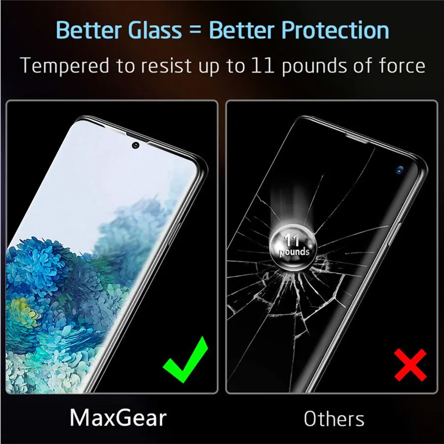 Мягкое изогнутое керамическое закаленное стекло с полным клеем для Samsung Galaxy S20 Ultra