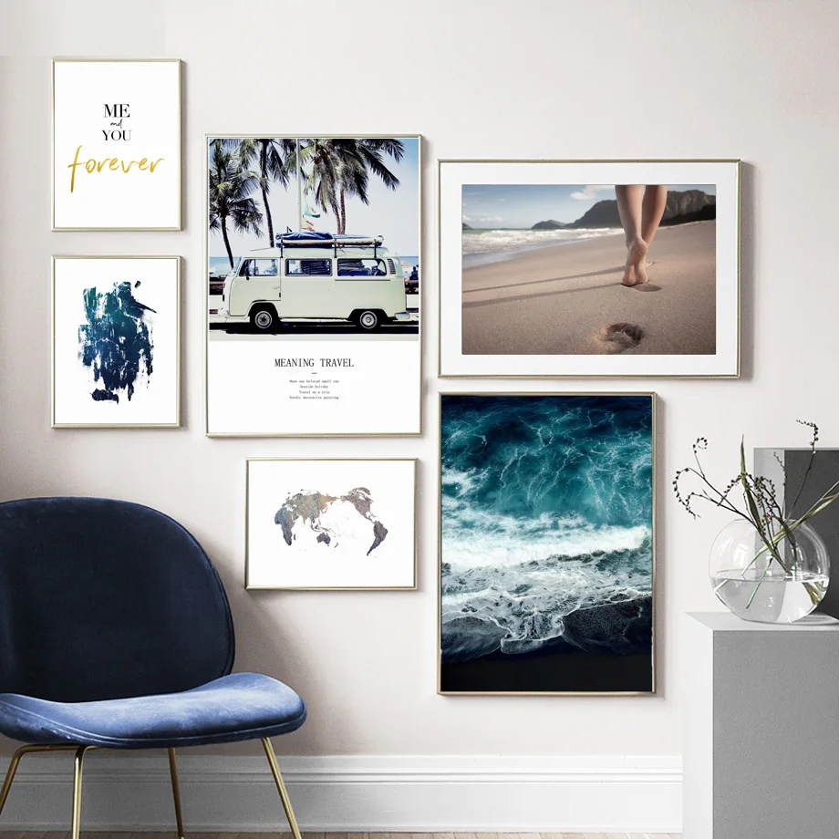Wall Art Canvas Painting Tropical Beach Travel Van Map Blue Sea Nordic Posters And Prints Wall Pictures For Living Room Bar Club
Wall Art Canvas Painting Tropical Beach Travel Van Map Blue Sea Nordic Posters And Prints Wall Pictures For Living Room Bar Club