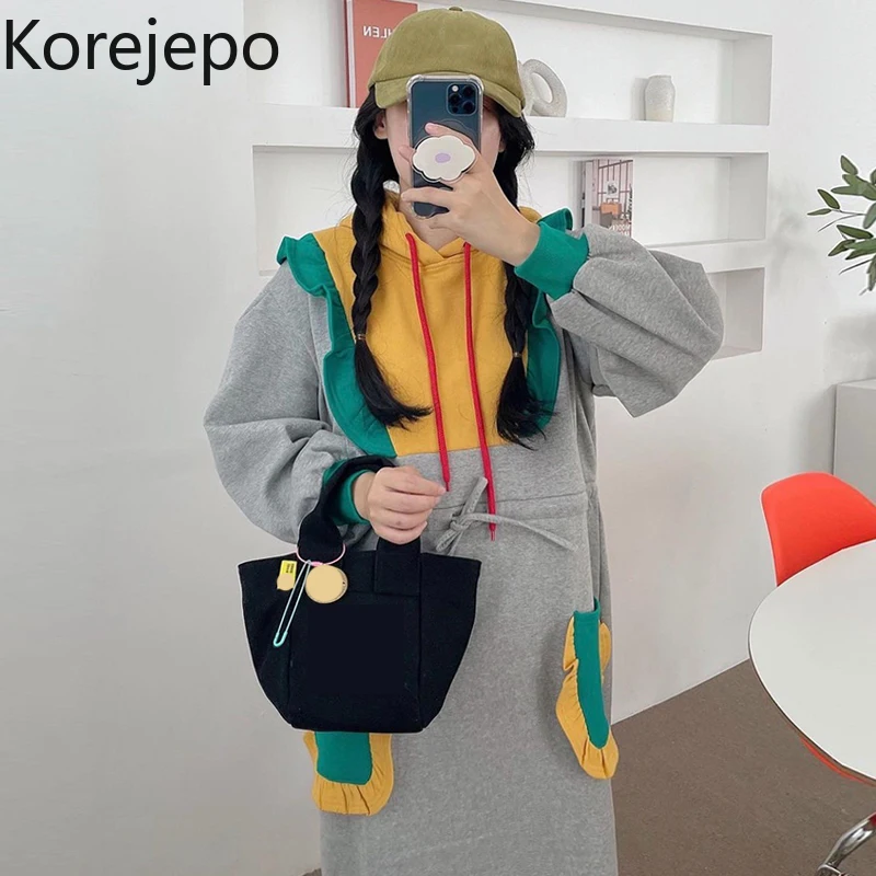 Корейское шикарное свитшоты корейское зимнее платье 2021 Ретро со снижением возраста Толстовка со шнурком с деревянными ушками контрастные ...
Корейское шикарное свитшоты корейское зимнее платье 2021 Ретро со снижением возраста Толстовка со шнурком с деревянными ушками контрастные ...